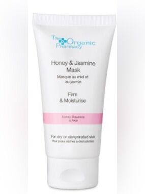 The Organic Pharmacy Honey & Jasmine Mask - White with Pink Accent